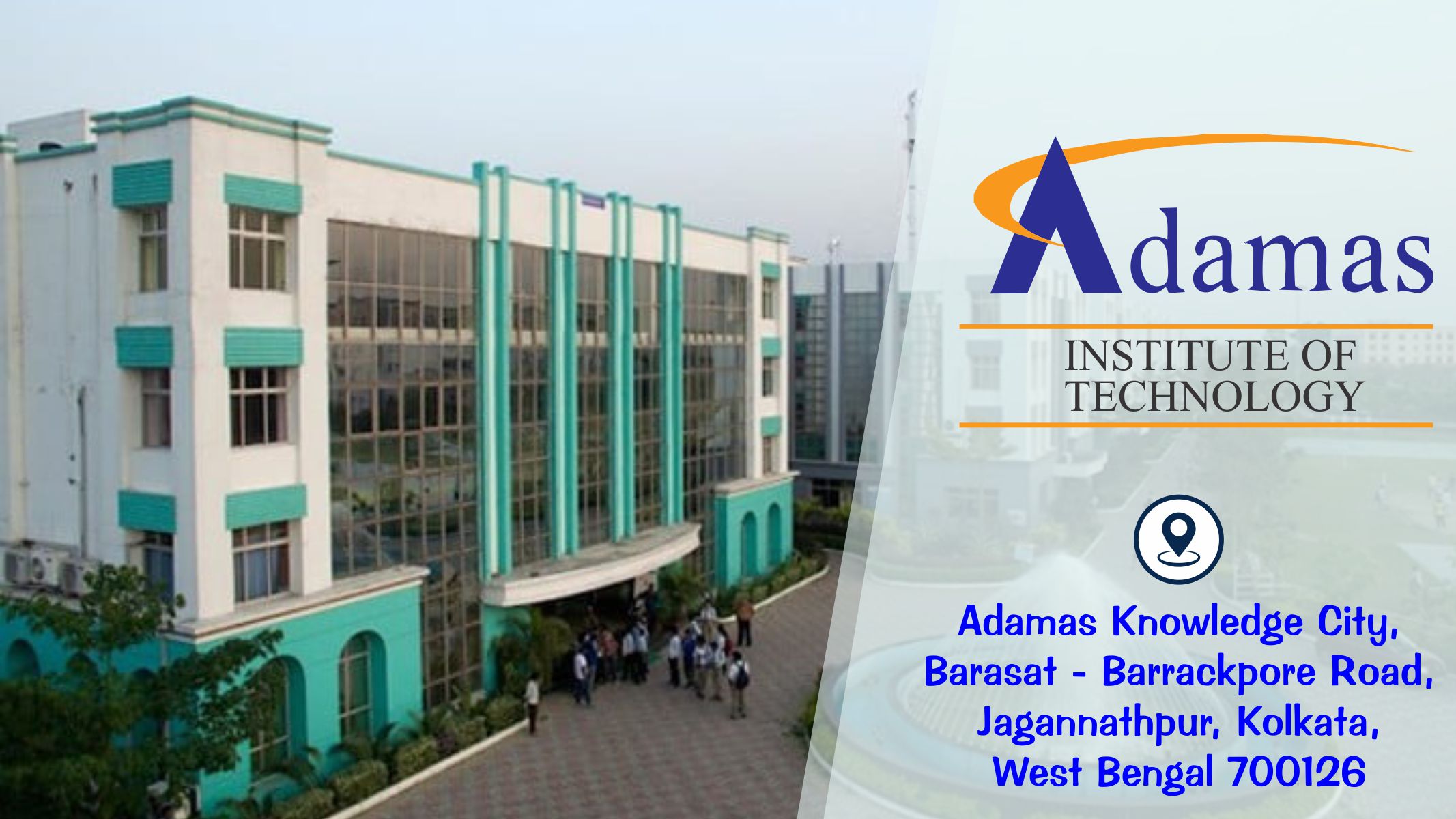 Out Side View of Adamas Institute of Technology