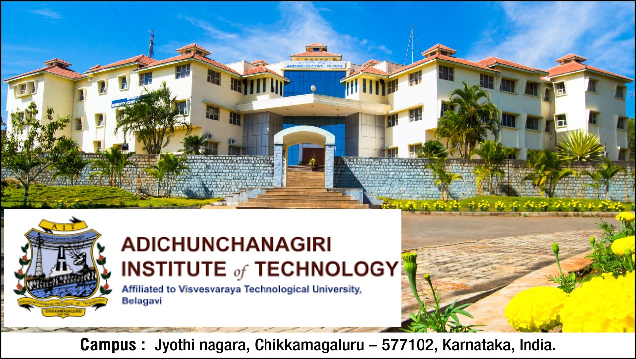 Out Side View of Adichunchanagiri Institute of Technology- AIT, Chikmagalur