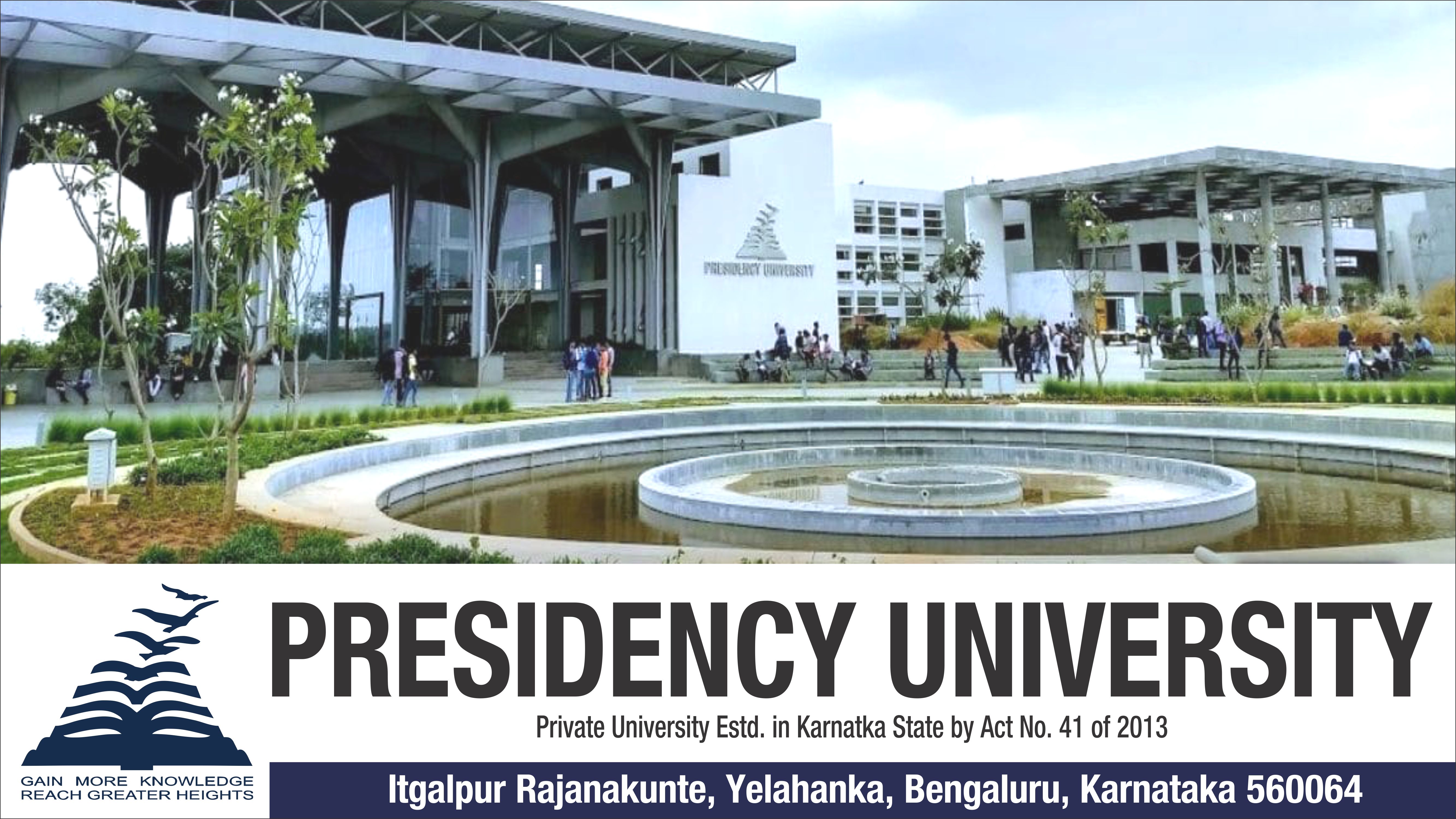 Out Side View of Presidency University, Bangalore