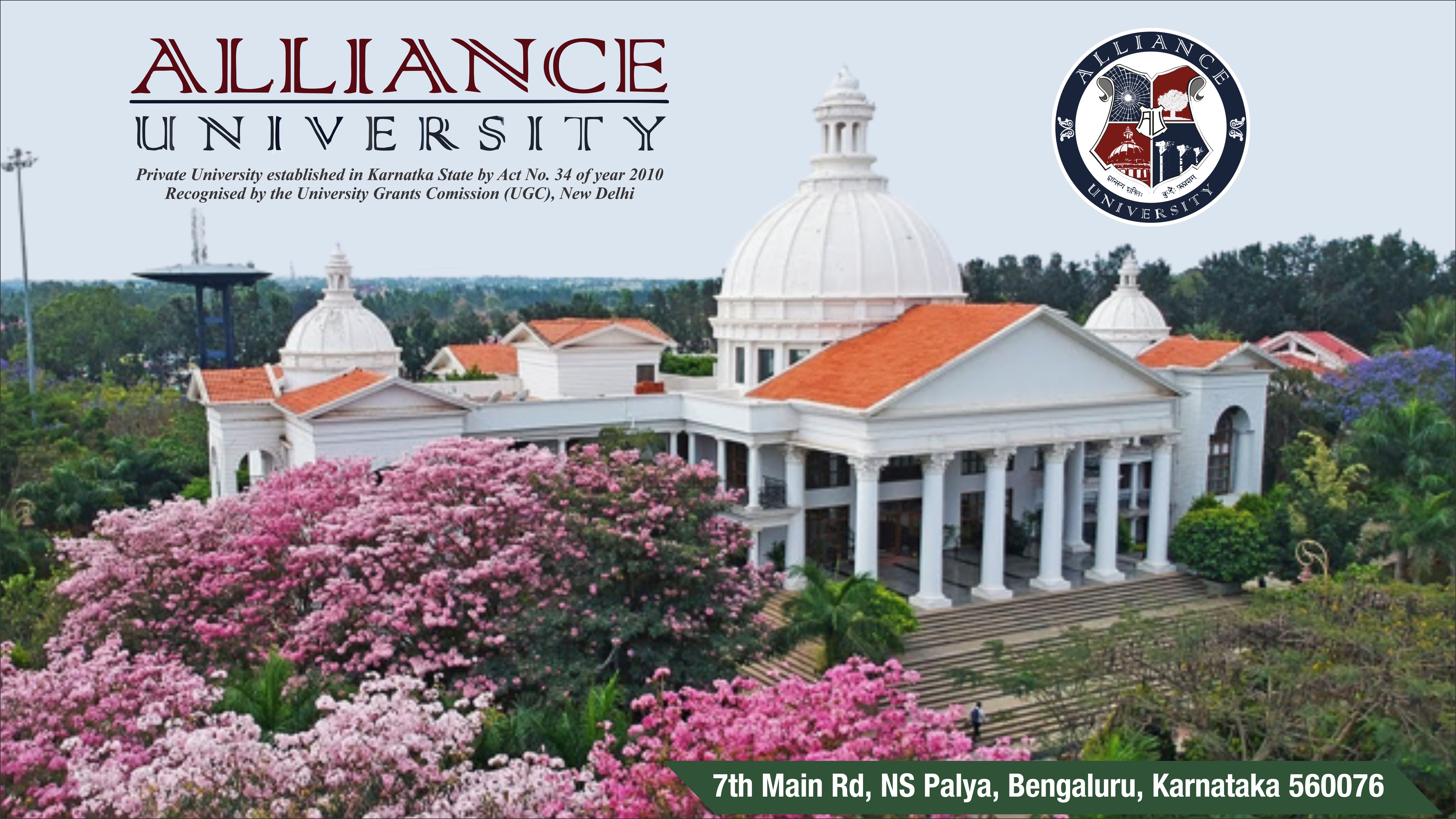 Out Side View of Alliance University, Bengaluru