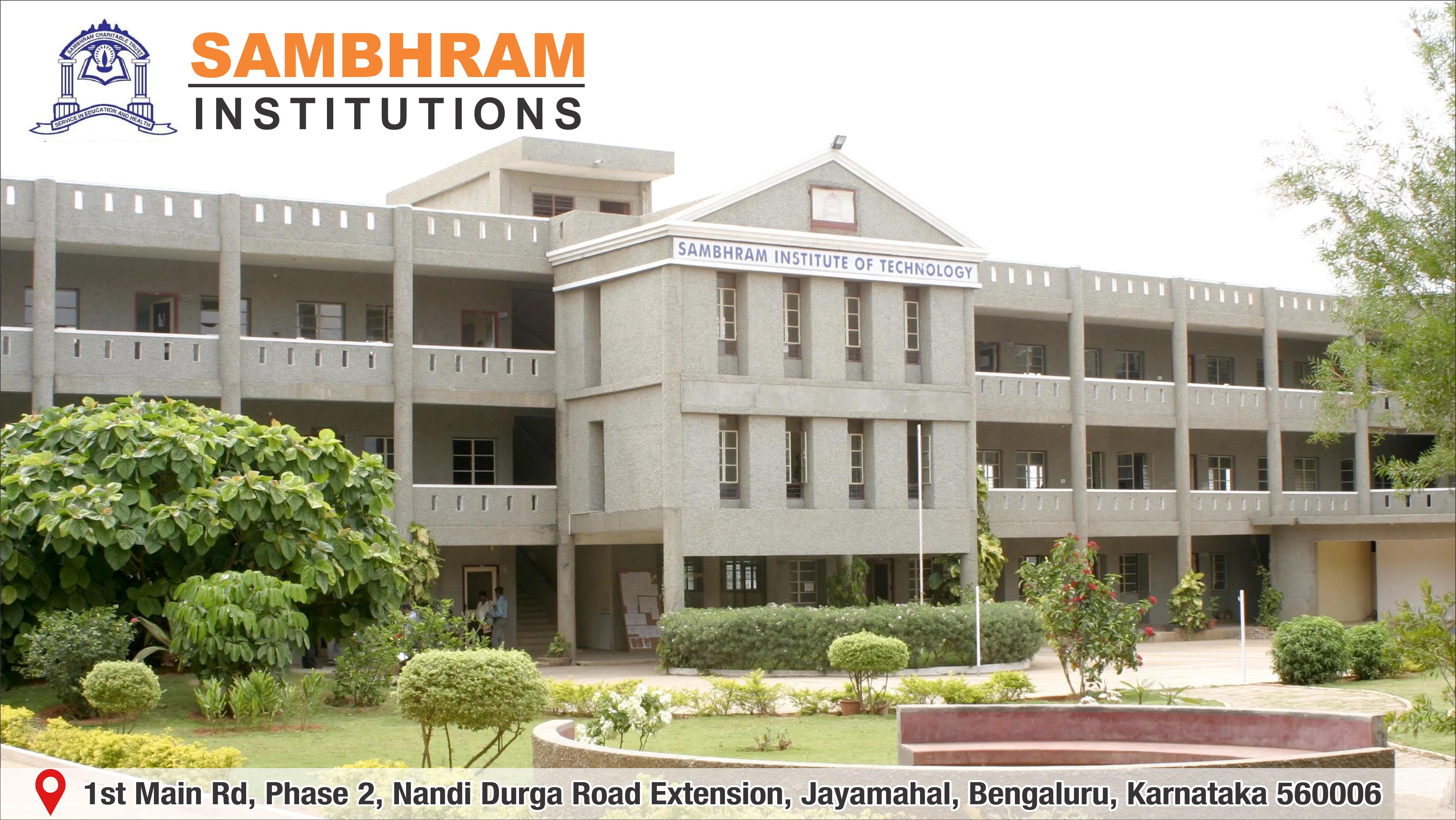 Out Side View of Sambhram Institute of Technology