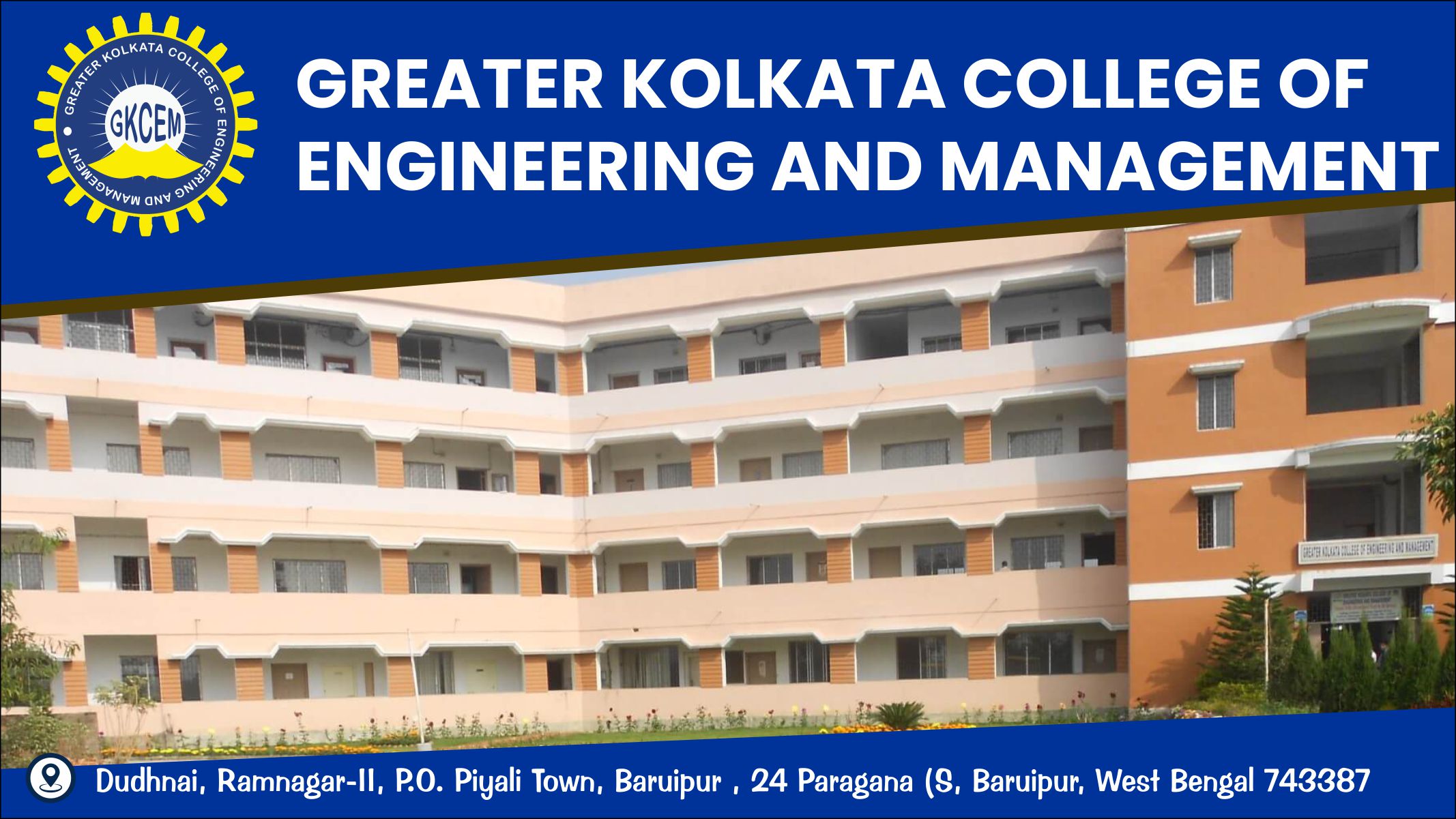 out side view of Greater Kolkata College of Engineering & Management - GKCEM