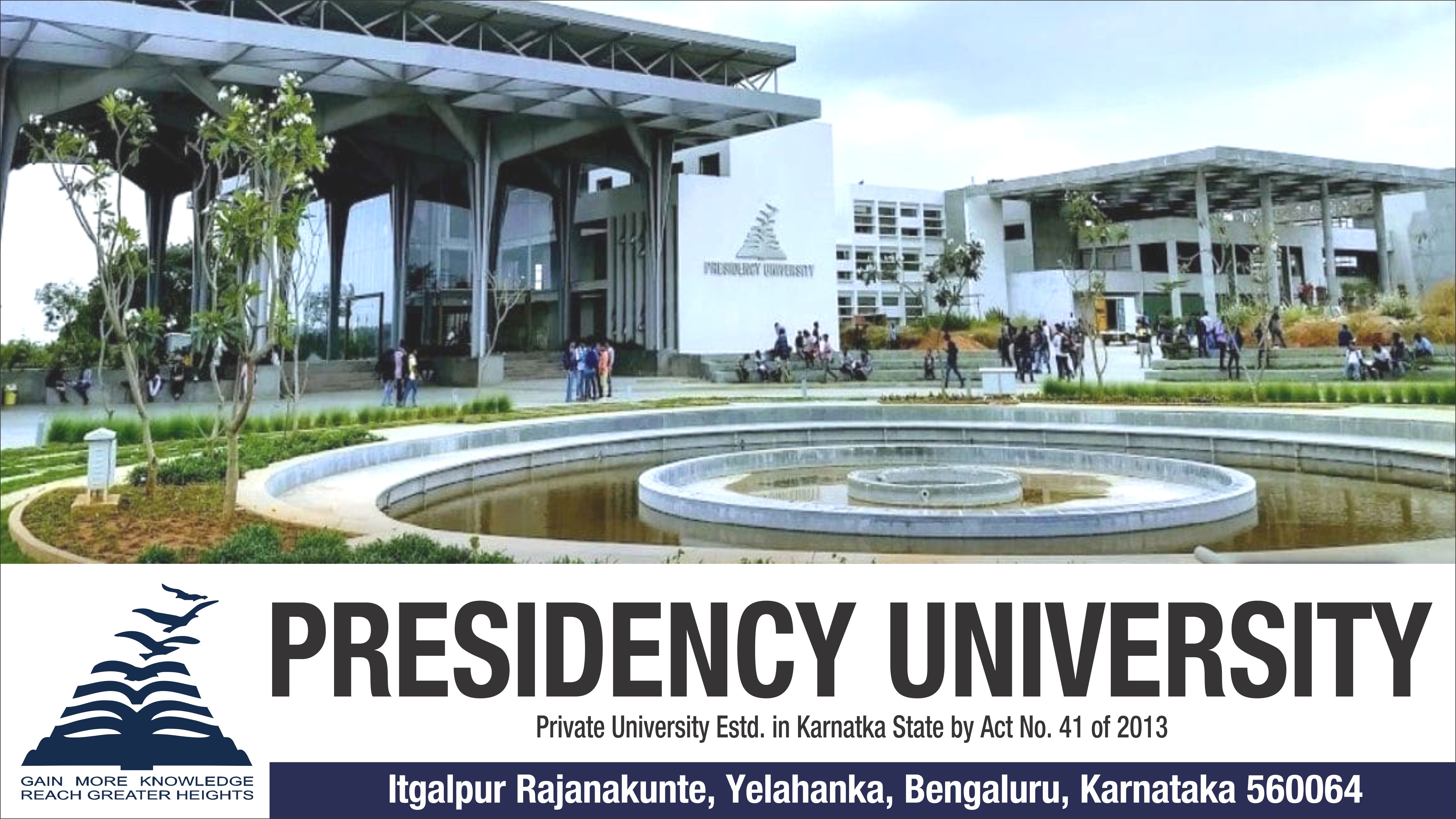 out side view of Presidency University, Bangalore