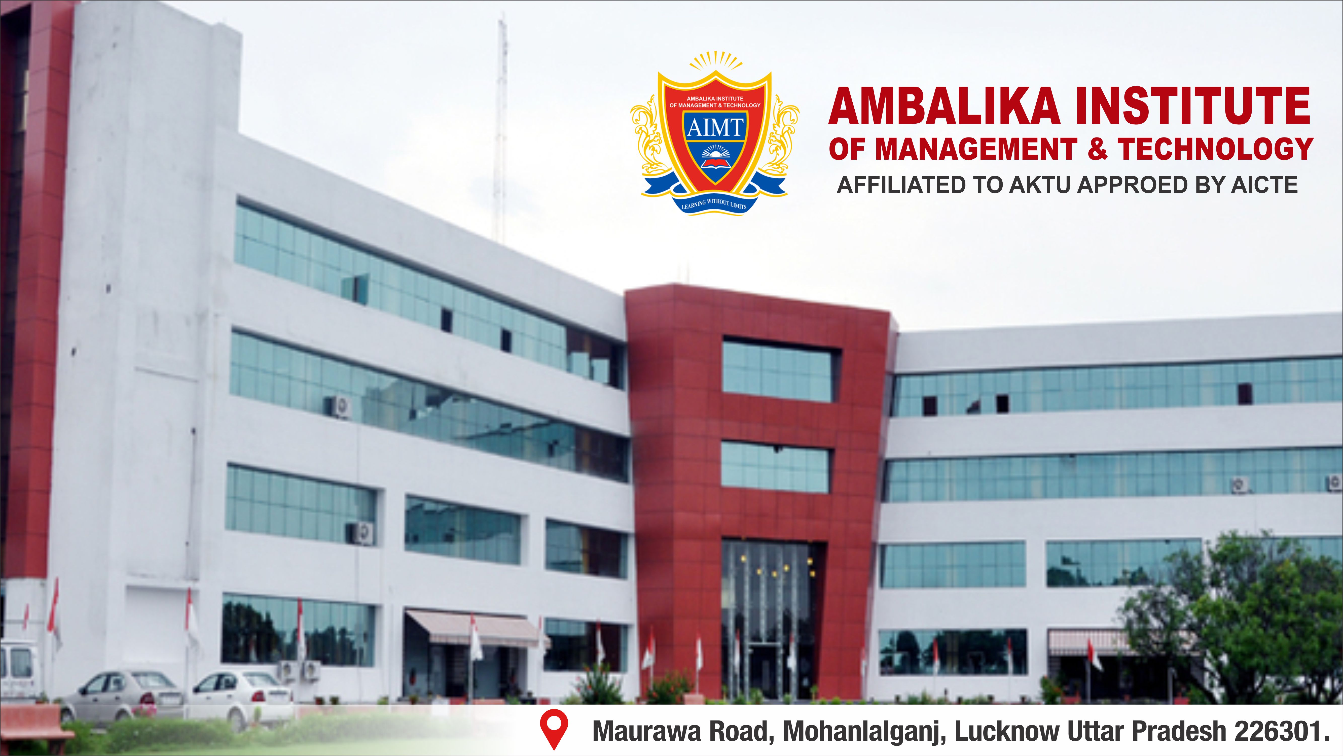 out side view of Ambalika Institute Of Management And Technology (AIMT)