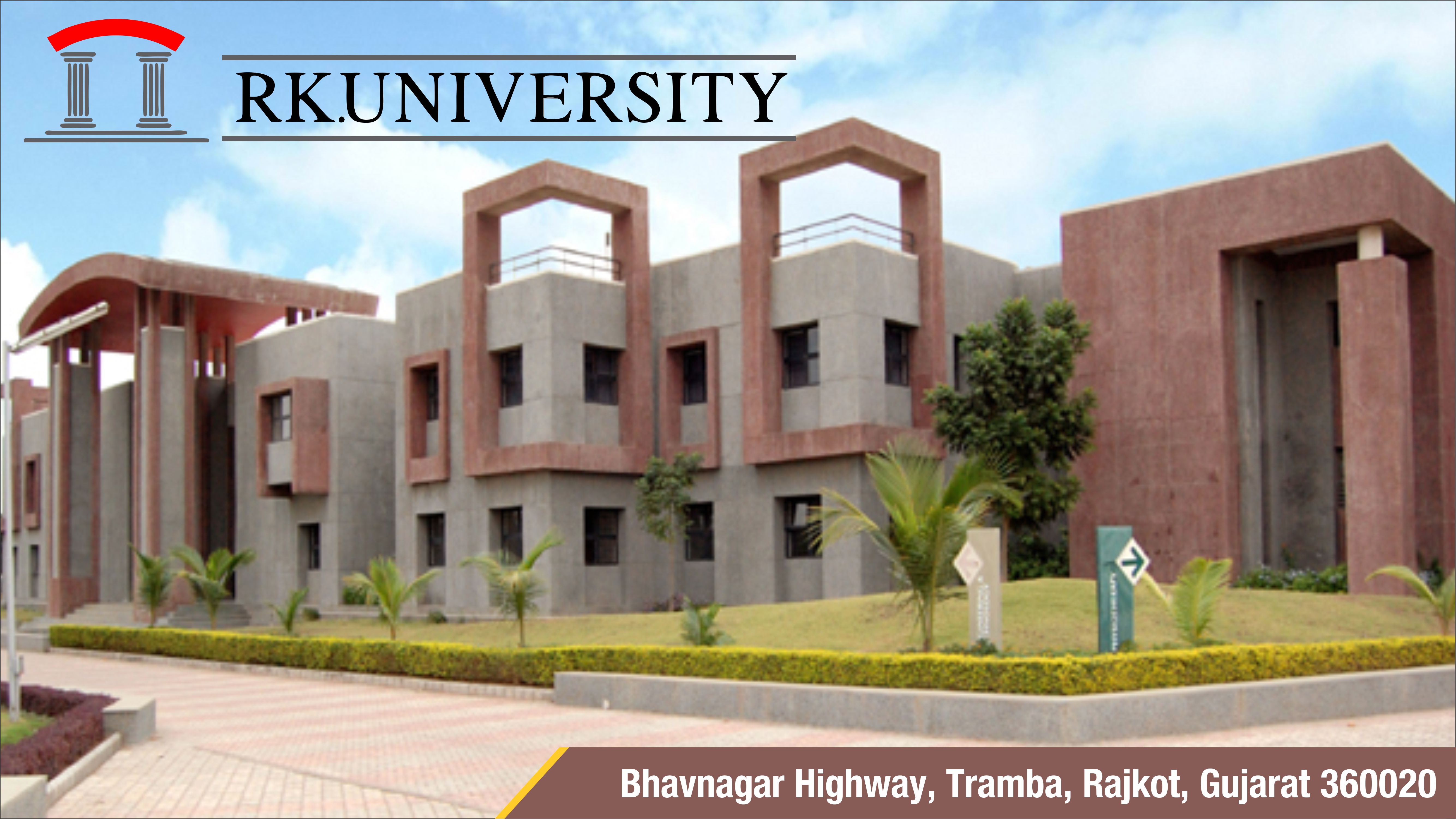 out side view of RK UNIVERSITY