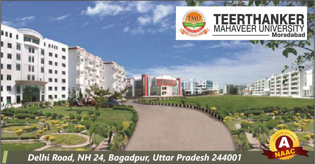 out side view of Teerthanker Mahaveer University - TMU, Moradabad 